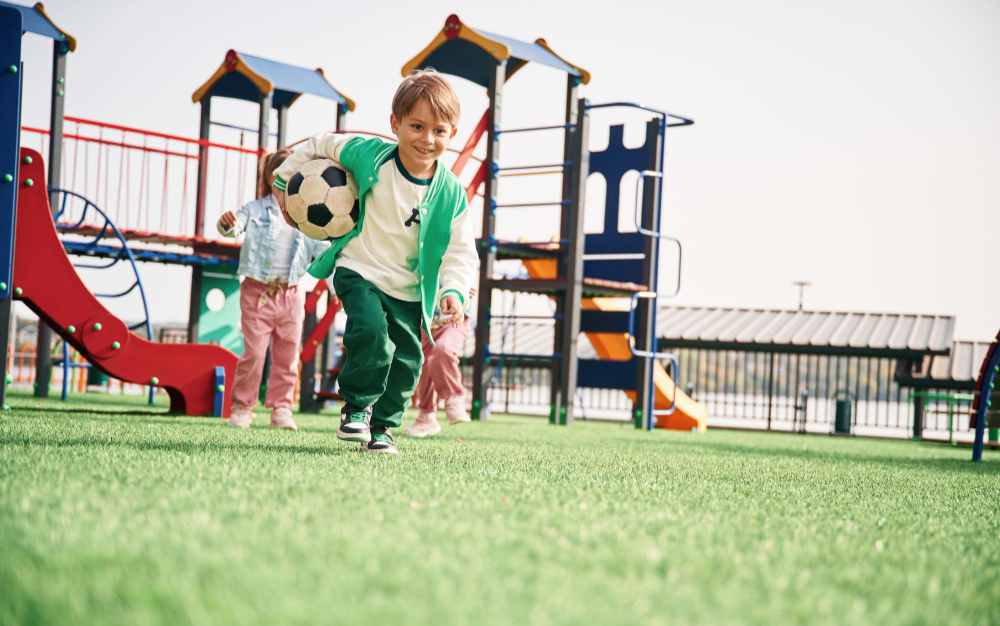 Why Artificial Turf for Landscaping Is Safer for Children