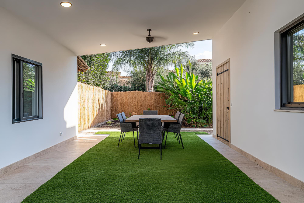 Transform Your Outdoor Space with Patio and Driveway Turf Inlay Landscaping