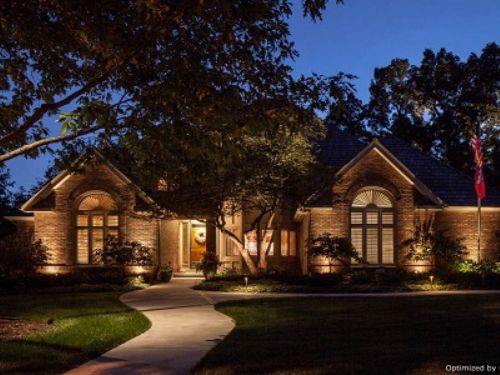 Landscape lighting installation