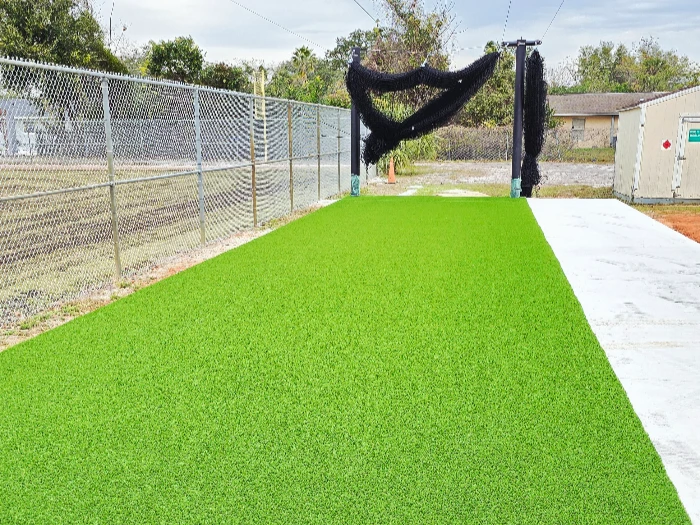 Artificial Grass for Batting Cages by From The Ground Up Landscaping