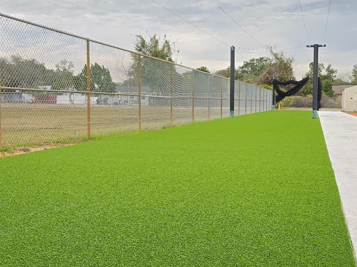 Artificial Grass for Batting Cages by From The Ground Up Landscaping