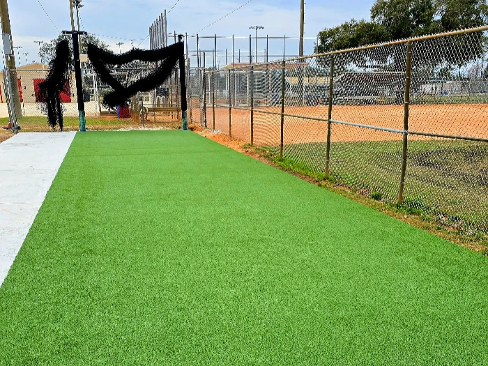 Artificial Grass for Batting Cages by From The Ground Up Landscaping