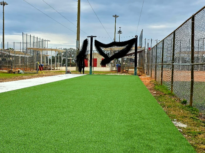Artificial Grass for Batting Cages by From The Ground Up Landscaping