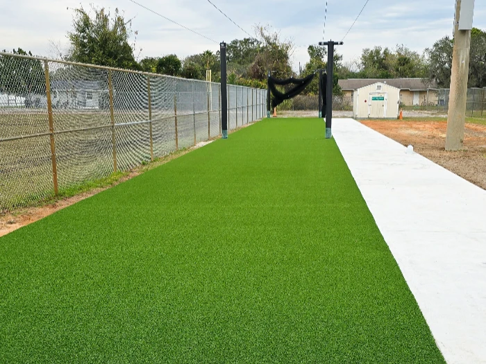 Artificial Grass for Batting Cages by From The Ground Up Landscaping
