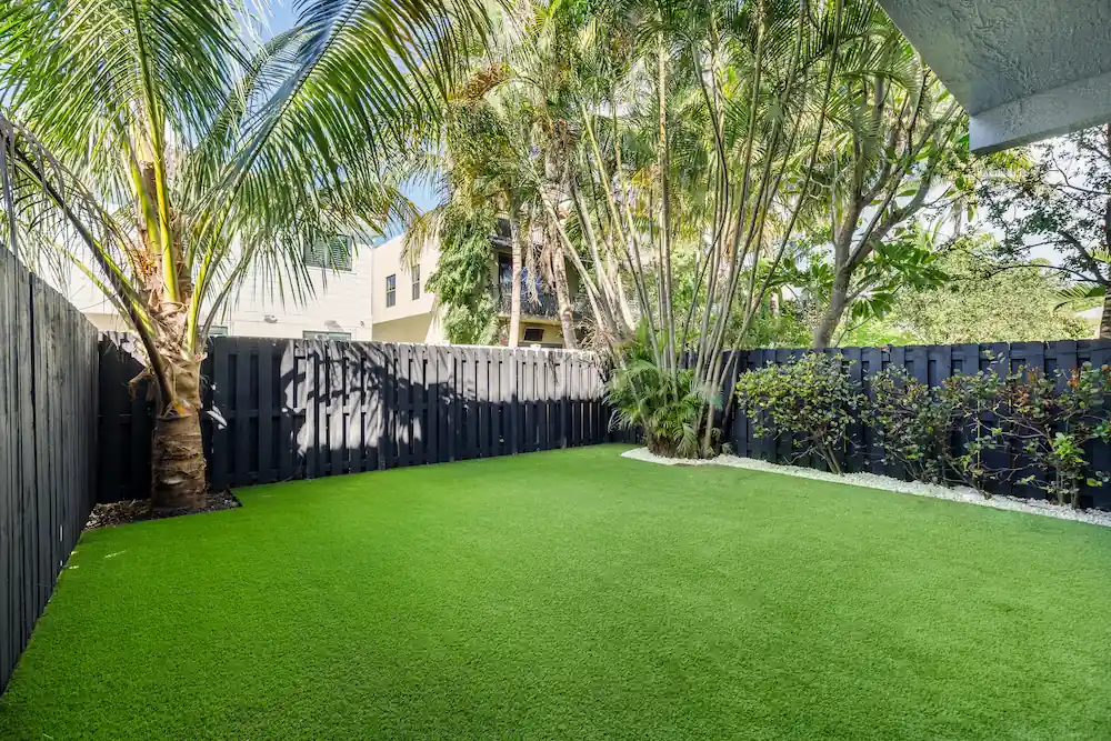Artificial grass installation in DeBary FL